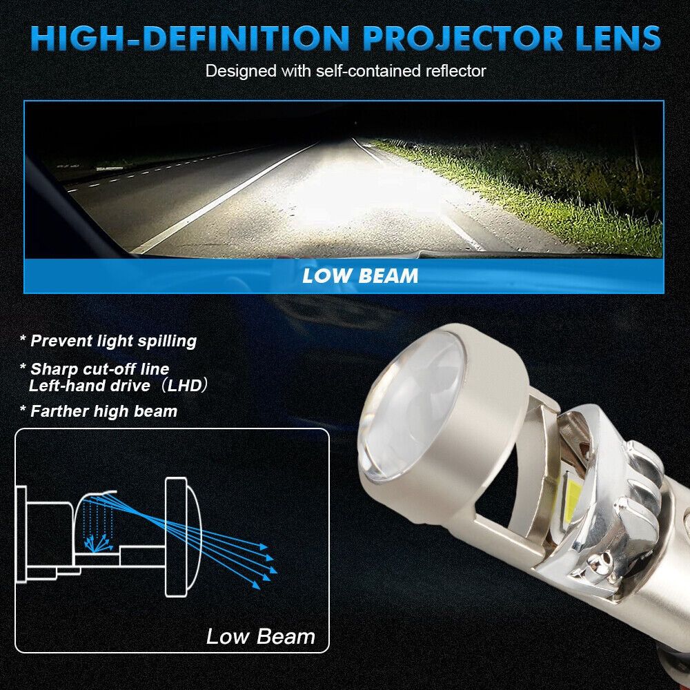 products/1143/led projektori h11.jpg - LED - PROJEKTORI H8-H9-H11 8000LM (LED CHIP UGRADJEN) - Xenon Svetla Beograd